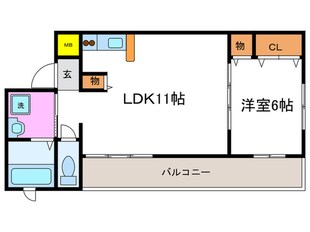 ハピネスクエア桂の物件間取画像